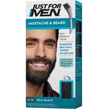 Just For Men Hair Mustache And Beard M-55 REAL BLACK černá