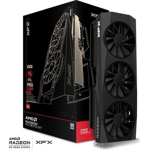 XFX Radeon RX 9070 XT Quicksilver Gaming Edition 16GB GDDR6 256bit (RX-97TQICKB9) Видео карти