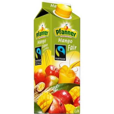 Pfanner Fairtrade mango 25% 1l