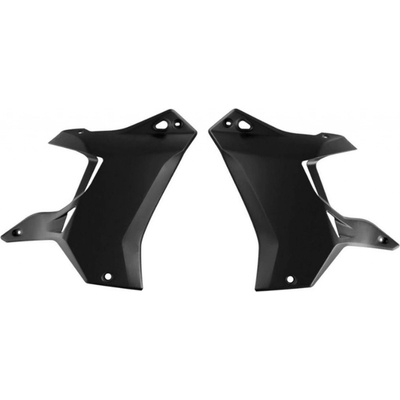 RACETECH (RTECH) kryty chladiče (levá/pravá) T7 REVOLUTION YAMAHA TENERE 700 19-24 barva černá