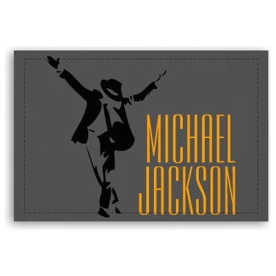 Fotoobraz 90x60 cm střední Michael Jackson