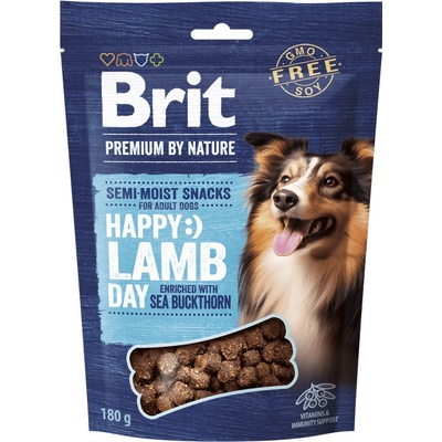 Brit Premium by Nature Dog Semi-moist Snacks Lamb with Sea Buckthorn 180 g