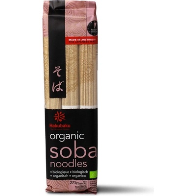 Hakubaku Bio Soba Japonské pohánkové cestoviny 270 g