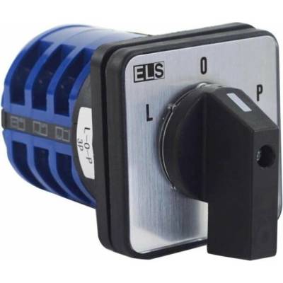 ELS Elektrotechnika Vačkový spínač L-0-P 16A 3P montáž do panelu IP65 / LW16 L-0-P 3P T