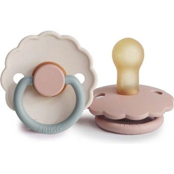 Frigg Daisy přírodní kaučuk 2ks Blush + Cream