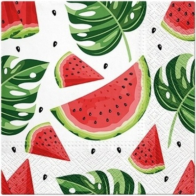 PAW SDL123900 Tasty Watermelons servítky 3V 20ks 33x33cm