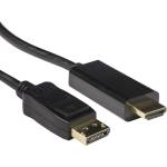 ACT Кабел ACT AK3990, DisplayPort мъжко - HDMI-A мъжко, 1.8 м, Черен, булк опаковка (EWENT-ACT-CAB-AK3990) - itmode