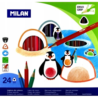 Milan trojhranné 24 ks 447304