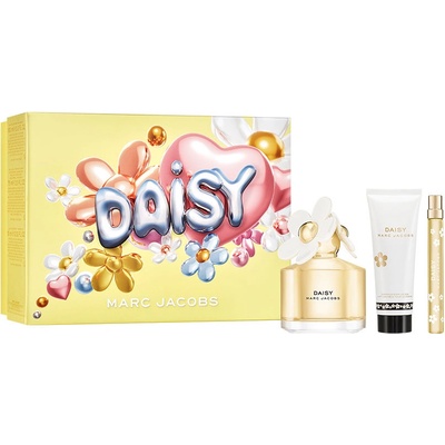 Marc Jacobs Daisy Подаръчен комплект, Тоалетна вода 100ml + Мляко за тяло 75ml + Тоалетна вода 10ml, Жени