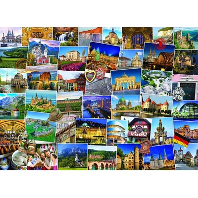 EuroGraphics Světoběžník Německo 1000 dílků