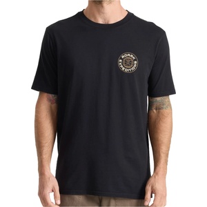 Roark Мъжка тениска Roark Goin Global T-shirt - Black (216-7595-0111)
