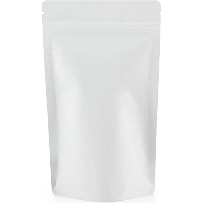 Doypack ZIP | bílý kraft papír s AL vrstvou obsah 100ml (85 × 140 + 50mm)