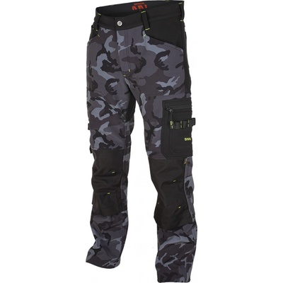 Bennon CAMOS Trousers black/grey