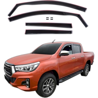 Deflektory Toyota Hilux Mk8. 2016