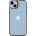 Spigen Гръб Spigen Optik Crystal за iPhone 14 - Порзрачен с сребриста рамка