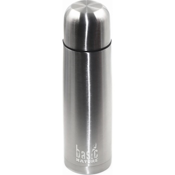 BasicNature Термо бутилка Basic Nature Insulated Bottle - Steel - размер 0, 5 l (533-0883-0111)