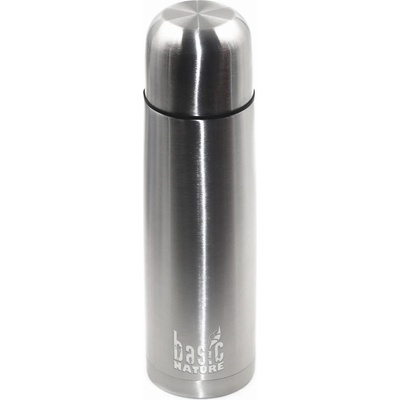 BasicNature Термо бутилка Basic Nature Insulated Bottle - Steel - размер 0, 5 l (533-0883-0111)