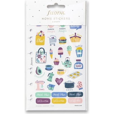 Filofax Samolepky Domov náplň osobních A5 diářů 6 listů