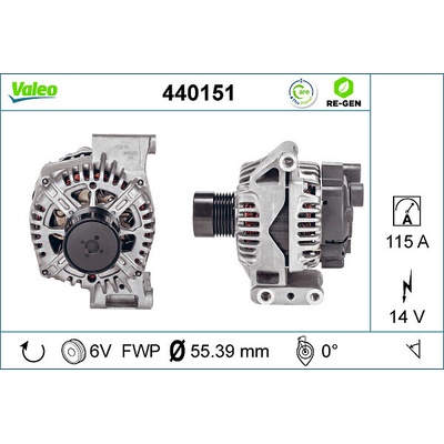 Alternátor VALEO 440151