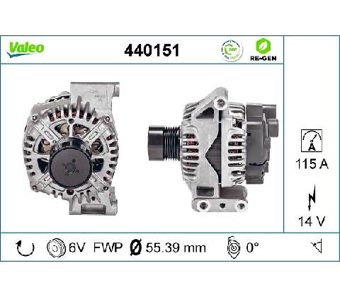Alternátor VALEO 440151