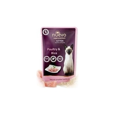 Nuevo Kitten Poultry & Rice 85 g