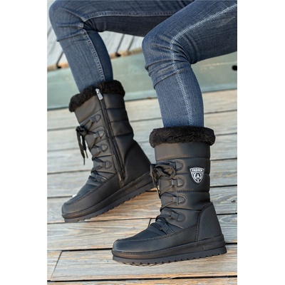 Moda Trend Дамски боти за сняг - Черни #358760 (358760_Черно)