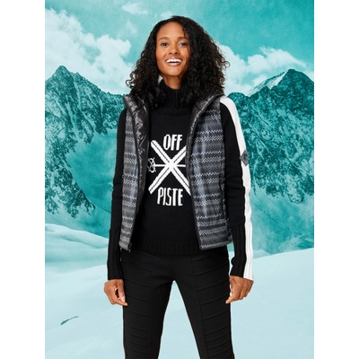 Krimson Klover Vesta Hooded Reversible Vest Black