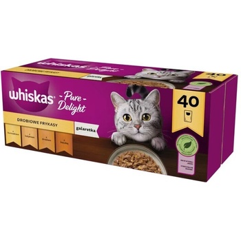 Whiskas Пауч за коте 40 бр х 85гр