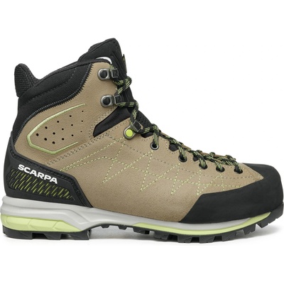 Scarpa Дамски туристически обувки Scarpa Women's Zodiac TRK GTX Walking boots - Peyote / Celery Green - размер 41 (EU) (119-1074-0119)