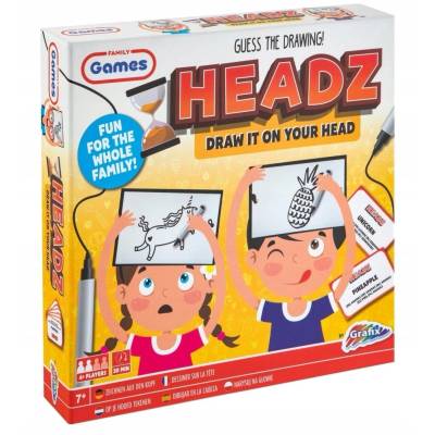 LEAN Toys HEADZ Нарисувай на главата настолна игра