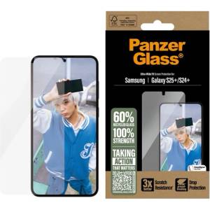 Panzer Samsung S25 Plus PANZERGLASS защитно стъкло 3D, 9H, TRANSFER PGRNUWFG37942 (PGRNUWFG37942)