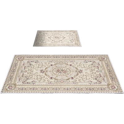 Foutastic Кафяви-бежови килими за баня в комплект от 2 бр. 60x100 cm - Foutastic (299ANR1608)
