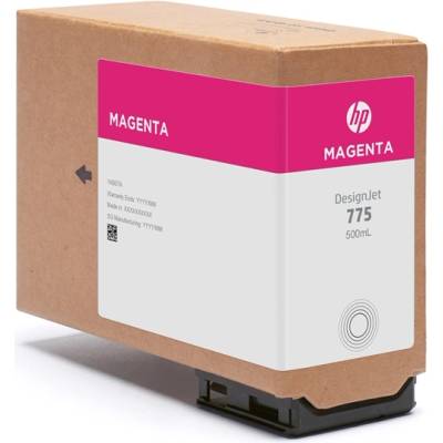 HP 775 cartridge, 500 ml, Magenta (1XB18A)