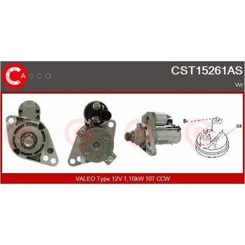 Štartér CASCO CST15261AS