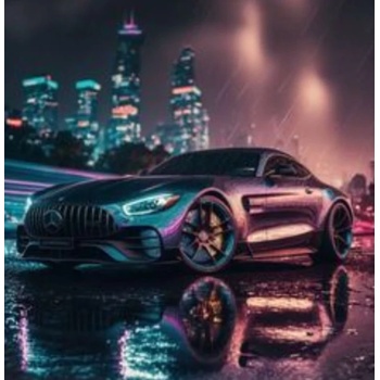 Norimpex - Puzzle Diamant painting: Mercedes Benz 30x40cm - 1 - 39 piese