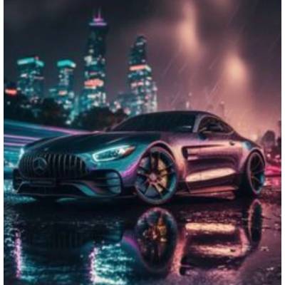 Norimpex - Puzzle Diamant painting: Mercedes Benz 30x40cm - 1 - 39 piese