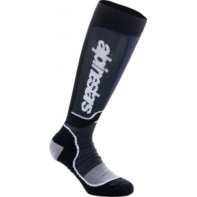 Alpinestars ponožky MX PLUS černá/bílá