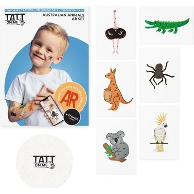 Živé tetovačky pre deti Austrálske zvieratá TATTonMe