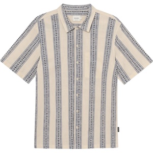 DEDICATED Мъжка риза с копчета DEDICATED Shirt Brantevik Shirt - Floral Stripe Blue (033-1904-0413)