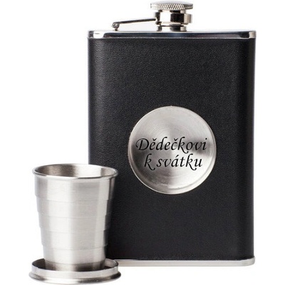 Placatice velká s kovovým panákem 240ml TD 726792