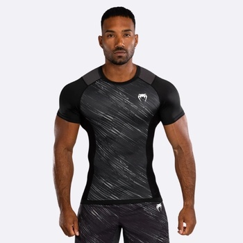 VENUM Рашгард Venum Rapid Short Sleeve - Black/Storm Grey - XXL