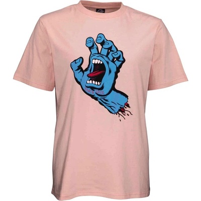 SANTA CRUZ Screaming Hand T-Shirt Chalk Pink