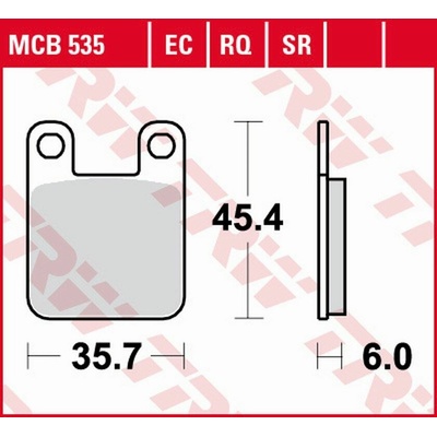 TRW ZF brzdové destičky KH115 organické KTM SX 60 / 65 98-01, SUZUKI AY 50 97-06, YAMAHA TZR 50 03-, přední / zadní – Hledejceny.cz