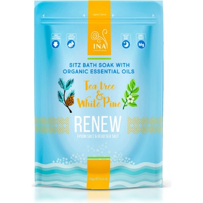 InaEssentials Renew koupelová sůl Čajovník & Borovice 300 g