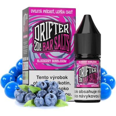 Juice Sauz Drifter Bar Salts Blueberry Bubblegum 10 ml 20 mg