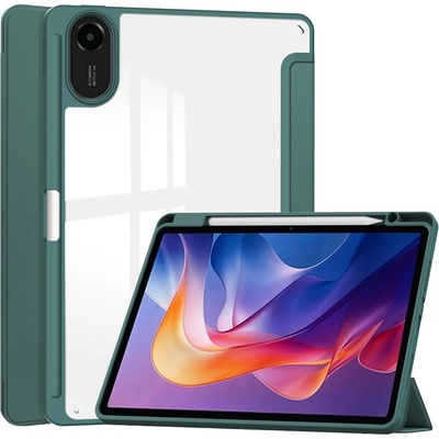 Vsetkonamobil 115641 CRYSTAL Zaklápacie puzdro Xiaomi Redmi Pad 2 tmavozelené