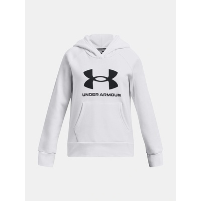 Under Armour UA Rival Fleece BL Hoodie Biela