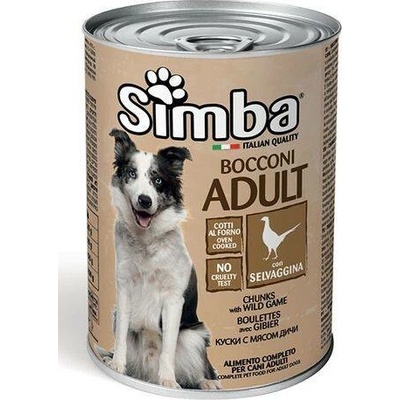 Monge Simba Dog Chunks wild game 415 g