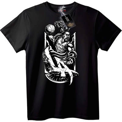 NOONEBRAND Тениска Lakers 24 дракон - 2XL, White