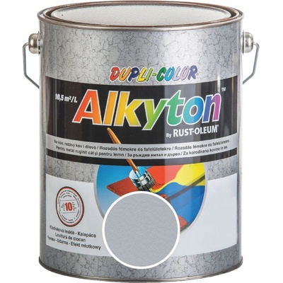 MOTIP DUPLI ALKYTON antikorozní alkyduretanová kladívková stříbrošedá 5L , Stupeň: lesk